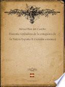 Libro Historia verdadera de la conquista de la Nueva España II (versión extensa)