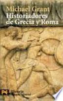 Libro Historiadores de Grecia y Roma