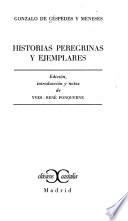 Libro Historias peregrinas y ejemplares