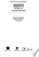 Hitos demográficos del siglo XXI.: Migración internacional