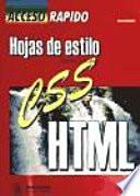 Hojas de estilo HTML.