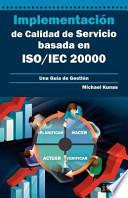 Libro Implementación de Calidad de Servicio Basado en Iso/Iec 20000 - Guía de Gestión