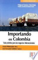 Libro Importando en Colombia