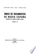 Índice de documentos de Nueva España