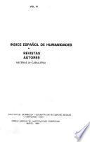 Indice español de humanidades
