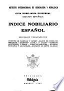 Indice nobiliario español
