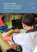 Informe 2016 sobre el estado del sistema educativo. Curso 2014-2015