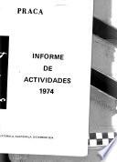 Informe de Actividades 1974