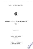 Informe fiscal y financiero - Distrito Especial de Bogotá