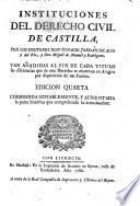 Instituciones del derecho civil de Castilla