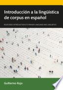 Libro Introducción a la lingüística de corpus en español