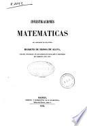 Investigaciones matemáticas
