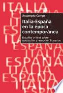 Italia-España en la época contemporánea