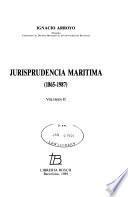 Jurisprudencia marítima (1865-1987)