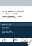 Justicia de Transición y Constitución I