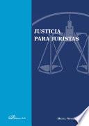 Libro Justicia para juristas