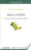 Libro Kant y la Biblia