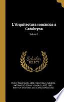 Libro L'Arquitectura Romànica a Cataluyna;