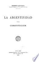La argentinidad de la constitución