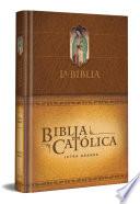 Libro La Biblia Católica: Tamaño Grande, Tapa Dura, Marrón, Con Virgen