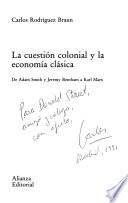 La cuestión colonial y la economía clásica