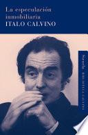 Libro La especulación inmobiliaria