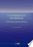 Libro La experiencia de migrar