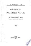 La famosa priora doña Teresa de Ayala