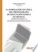 Libro La formación en línea del profesorado de educación básica en México.