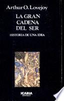 Libro La gran cadena del ser