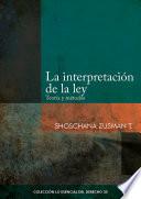 Libro La interpretación de la ley