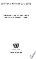 La Planificación del transporte en países de América Latina