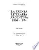 La prensa literaria argentina, 1890-1974: Los años rebeldes, 1920-1929