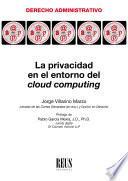 La privacidad en el entorno del cloud computing