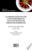 Libro La protección de los consumidores en los contratos de servicios jurídicos