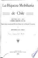 La riqueza mobiliaria de Chile, decenio 1913-1922 y primer semetre de 1923, según datos tomados del Archivo Oficial de la Bolsa de Comercio de Santiago de Chile