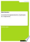 Libro La teoría de la argumentación y el principio de cooperación