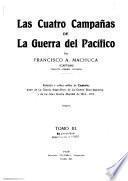 Las cuatro campañas de la Guerra del Pacífico: Campaña de Lima. Bibliografía (verso 3d prelim. leaf)
