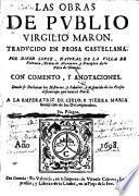 Las obras de Publio Virgilio Maron. Traducido ... por D. Lopez, etc