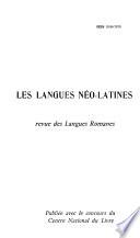 Les Langues néo-latines