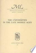 Les universités à la fin du Moyen âge