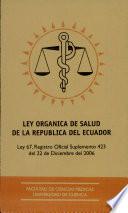 Ley Organica de Salud de la Republica Del Ecuador