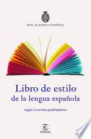 Libro Libro de Estilo de la Lengua Espaaola