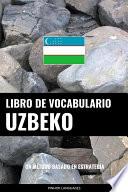 Libro Libro de Vocabulario Uzbeko