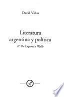 Literatura argentina y política II