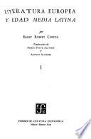Libro Literatura europea y edad media latina