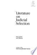 Literature on judicial selection