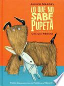 Libro Lo que no sabe pupeta