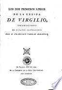 Los dos primeros libros de la Eneida de Virgilio
