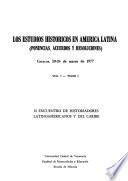 Los estudios históricos en América Latina